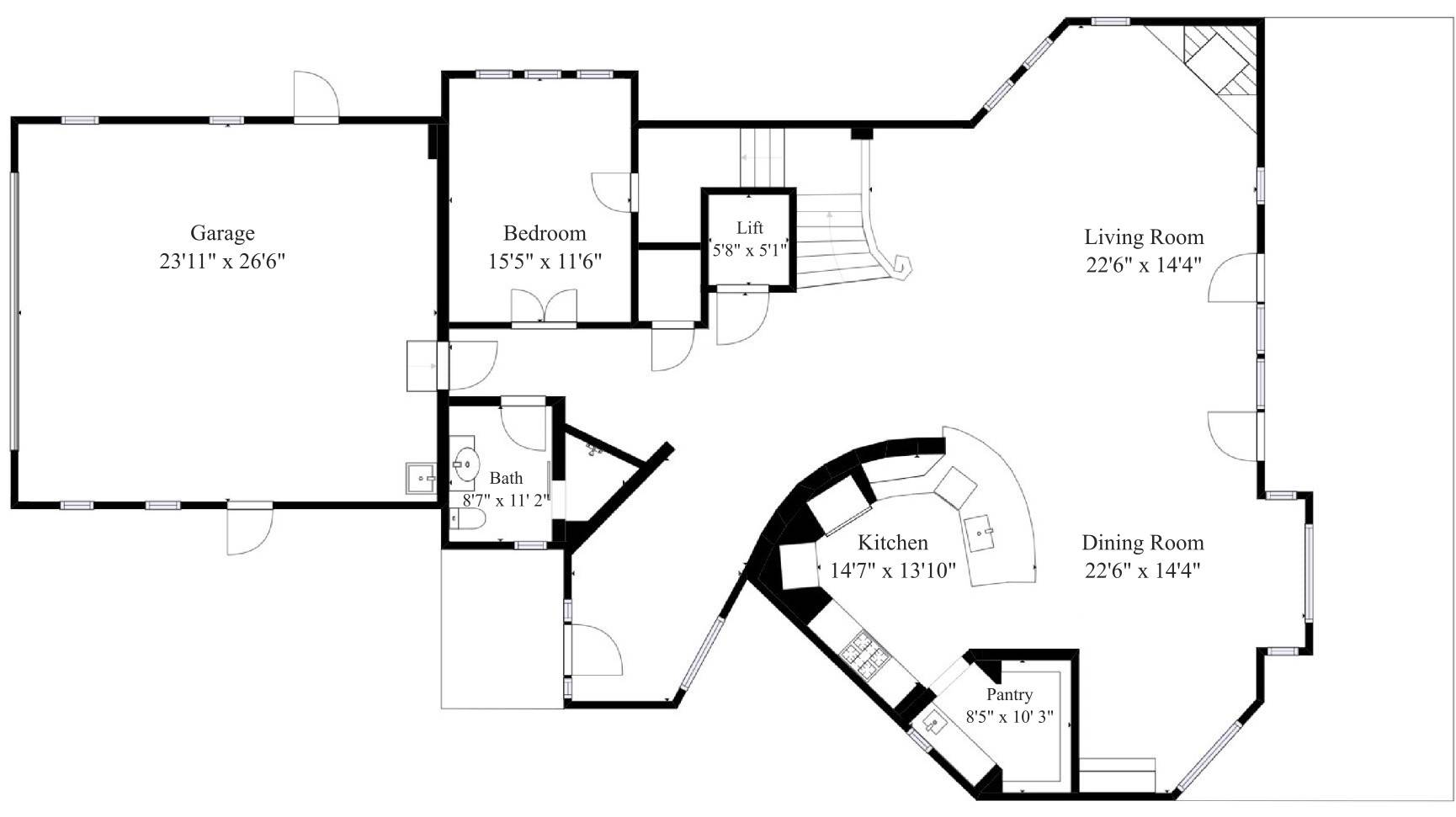 1st Floor Rose Cottage
