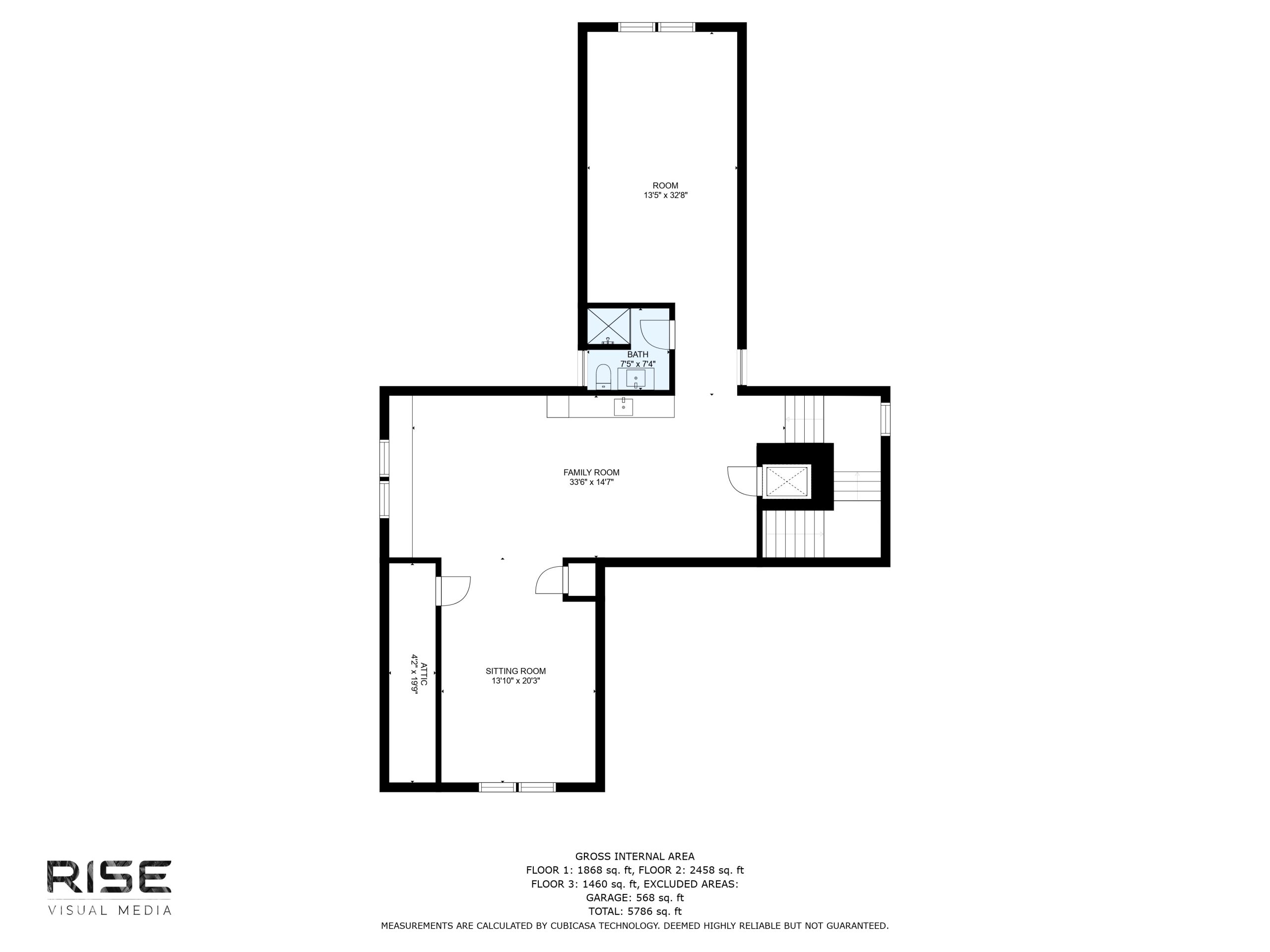 3rd Floor Pine Tree Cottage