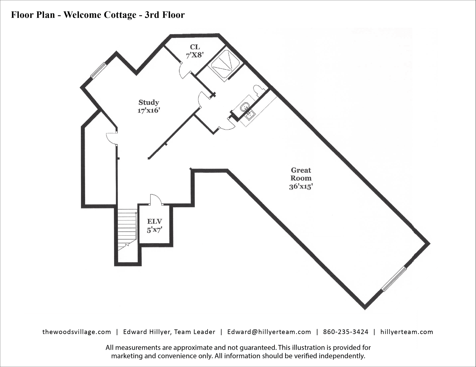 3rd Floor Welcome Cottage